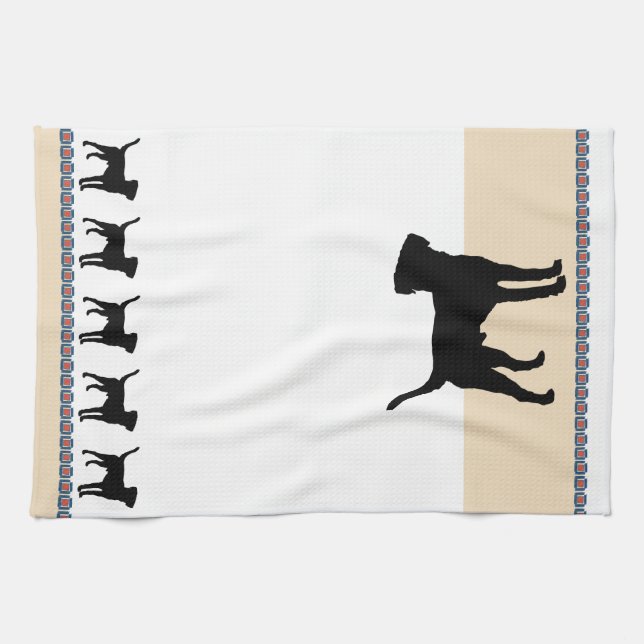 Labrador Retriever Tea Towel (Horizontal)