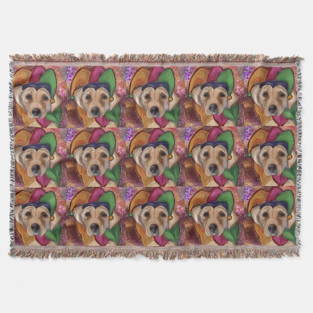 LABRADOR RETRIEVER            THROW BLANKET (Front)
