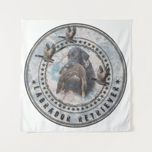 Labrador retriever Throw Pillow Tapestry