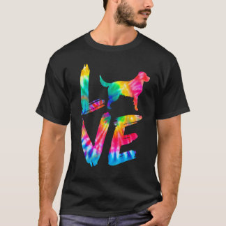 Labrador Retriever Tie Dye Love Dog Mum Dad T-Shirt