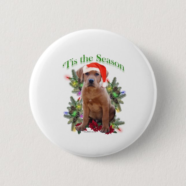 Labrador Retriever ‘Tis 6 Cm Round Badge (Front)