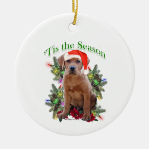 Labrador Retriever ‘Tis Ceramic Ornament