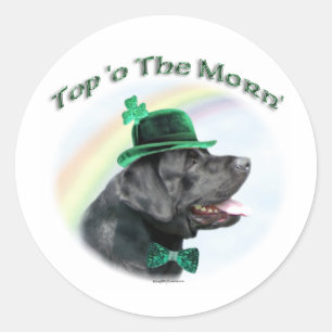 Labrador Retriever Top of the Morn - Sticker