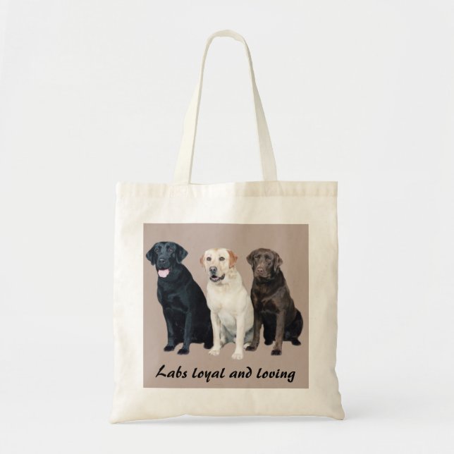 Labrador Retriever Tote Bag (Front)