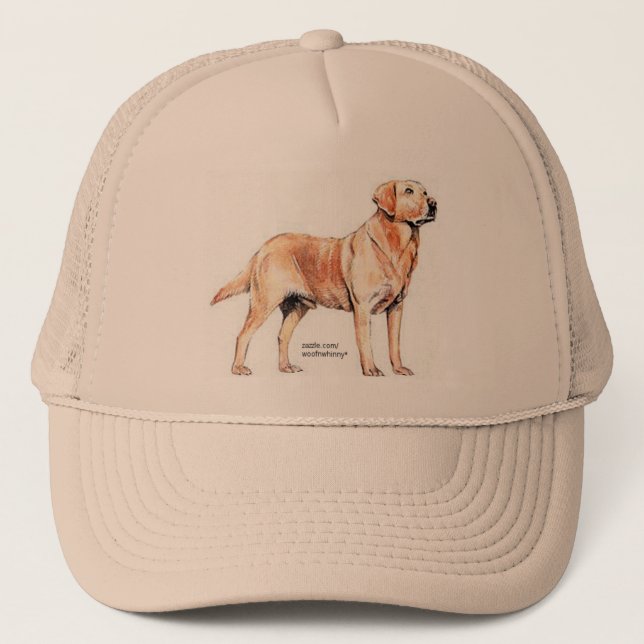 Labrador Retriever Trucker Hat (Front)