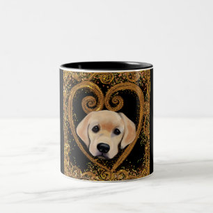 Labrador Retriever Two-Tone Coffee Mug