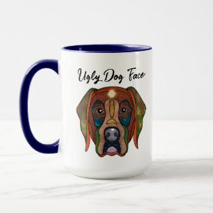 Labrador Retriever ugly dog face mug