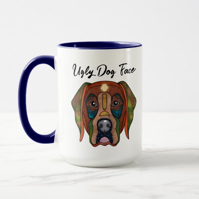 Labrador Retriever ugly dog face mug (Left)