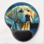 Labrador Retriever Van Gogh Style Gel Mouse Pad<br><div class="desc">Inspired by the legendary painter's iconic style, this mouse pad beautifully captures the spirit of these loyal and loveable companions. Whether you are a Labrador Retriever enthusiast, an art lover, or simply someone captivated by the magic of the night sky, "Starry Lab Night" is a charming keepsake that sparks joy...</div>