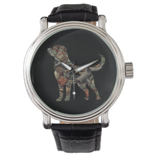 Labrador Retriever Watch, Camo Watch Men