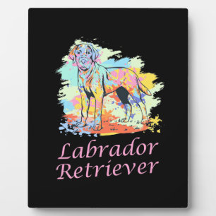 Labrador Retriever Watercolor Plaque