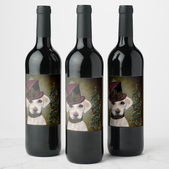LABRADOR RETRIEVER            WINE LABEL (Bottles)