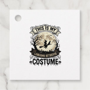 Labrador Retriever Witch Halloween Costume Shirt_1 Favour Tags