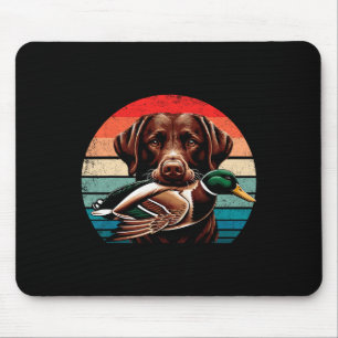 Labrador Retriever With Mallard Duck Hunting Mouse Pad