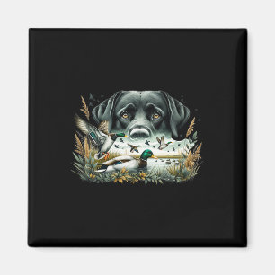 Labrador Retriever With Mallard Ducks Hunting Duck Magnet