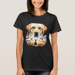 Labrador Retriever With Mallard Ducks Hunting Duck T-Shirt