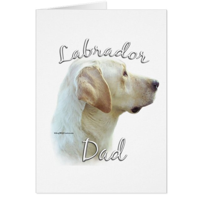 Labrador Retriever (yellow) Dad 2 (Front)