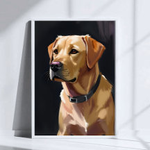 Labrador Retriever | Yellow Lab Pet Dog Painting