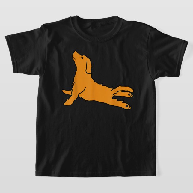 Labrador Retriever Yoga Lab Dog Gifts Mum Dad Kids T-Shirt (Laydown)