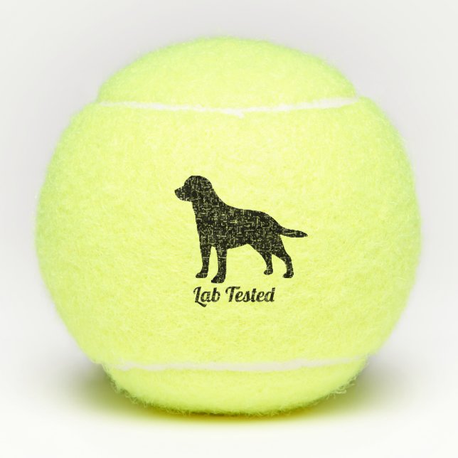 Labrador Retriever Your Text Tennis Balls (Front)