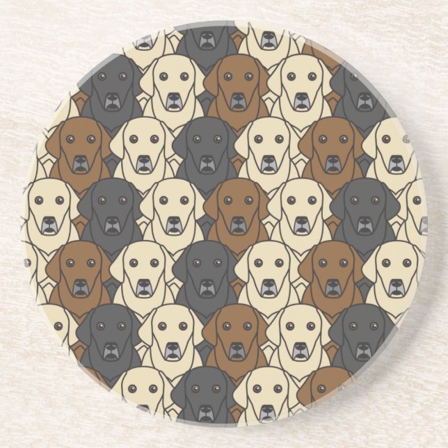 Labrador Retrievers Coaster (Front)