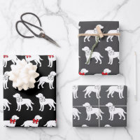 Labrador Retrievers Dog Gift Bow Pattern