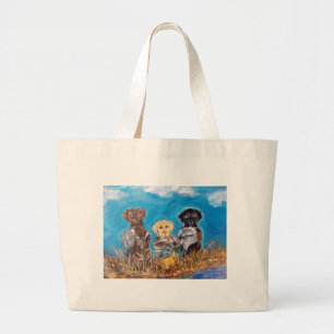 LABRADOR RETRIEVERS LARGE TOTE BAG