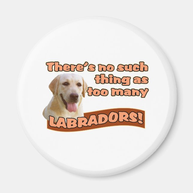 LABRADOR RETRIEVERS MAGNET (Front)