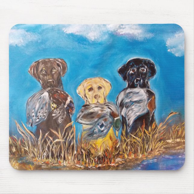 LABRADOR RETRIEVERS MOUSE PAD (Front)