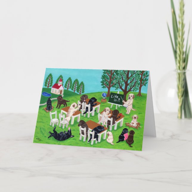 Labrador School Card (Front)