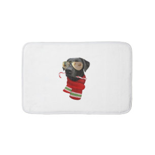 Labrador Shirt Christmas Gift Dog Lovers Lab Sungl Bath Mat