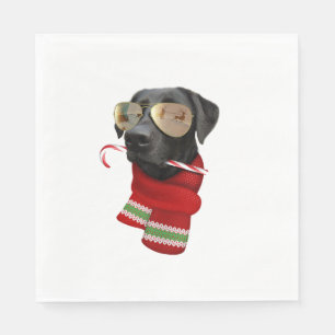 Labrador Shirt Christmas Gift Dog Lovers Lab Sungl Napkin