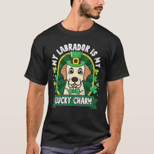Labrador St Patricks Lucky Charm Mum Dad T-Shirt