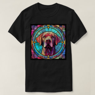 Labrador Stained Glass Art T-Shirt