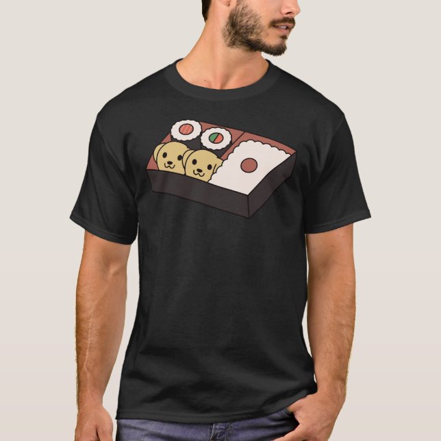 Labrador Sushi Bento Box T-Shirt (Front)