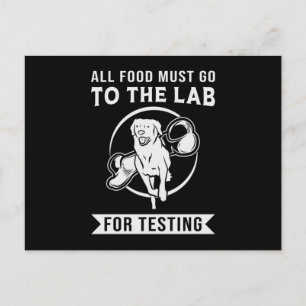 Labrador The Lab For Testing Retriever Dog Lover Postcard