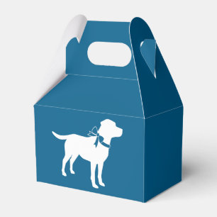 Labrador Theme - Dog Baby Shower Blue Lab Favour Box
