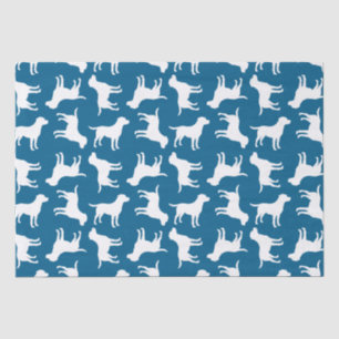 Labrador Theme - Dog Baby Shower Blue Lab Tissue Paper