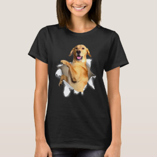 Labrador Torn Cloth Lab Retriever Dog T-Shirt