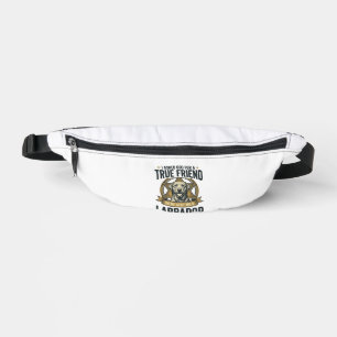 Labrador True Friend Vintage Dog Lover Design_1 Bum Bags