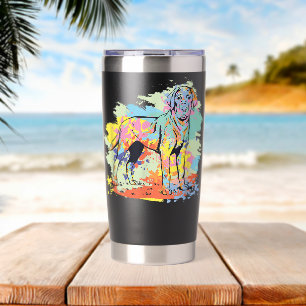 Labrador Watercolor Design Labradoodle Labrador Do Insulated Tumbler