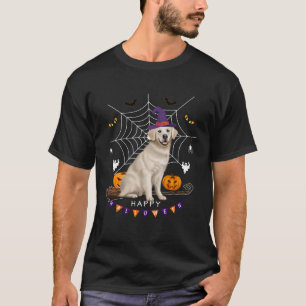 Labrador Witch Pumpkin Halloween Kids Mens Womens T-Shirt
