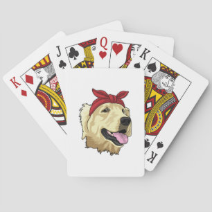 Labrador with Bandana Playing Cards