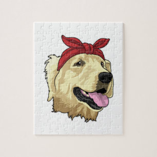 Labrador with Bandanna Jigsaw Puzzle