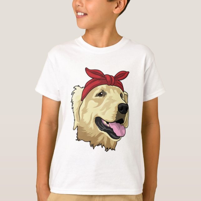 Labrador with Bandanna T-Shirt (Front)