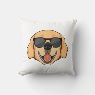 Labrador with Sunglasses Cushion