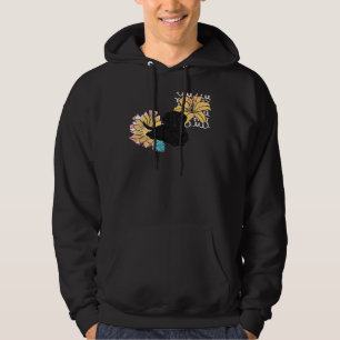 Labrador Yellow Floral Hoodie