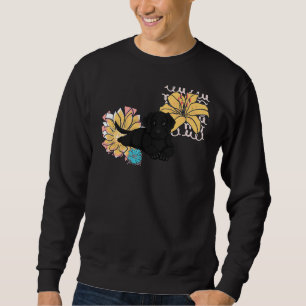 Labrador Yellow Floral Sweatshirt