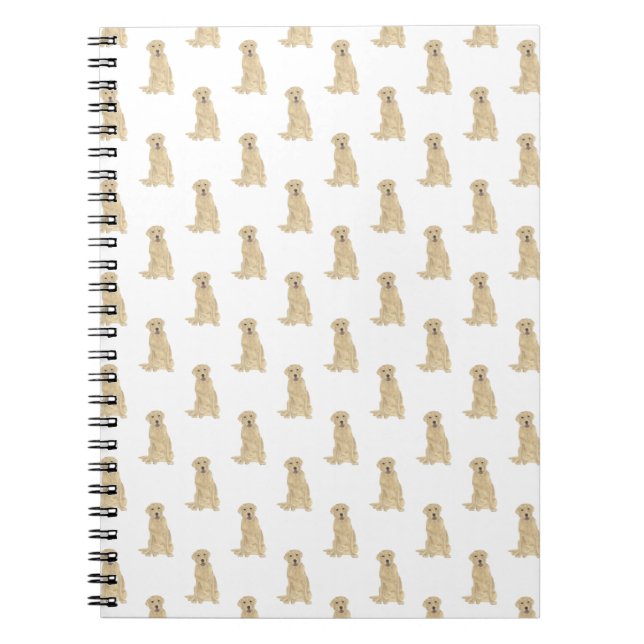 Labrador (Yellow) Notebook (Front)
