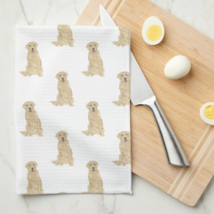 Labrador (Yellow) Tea Towel